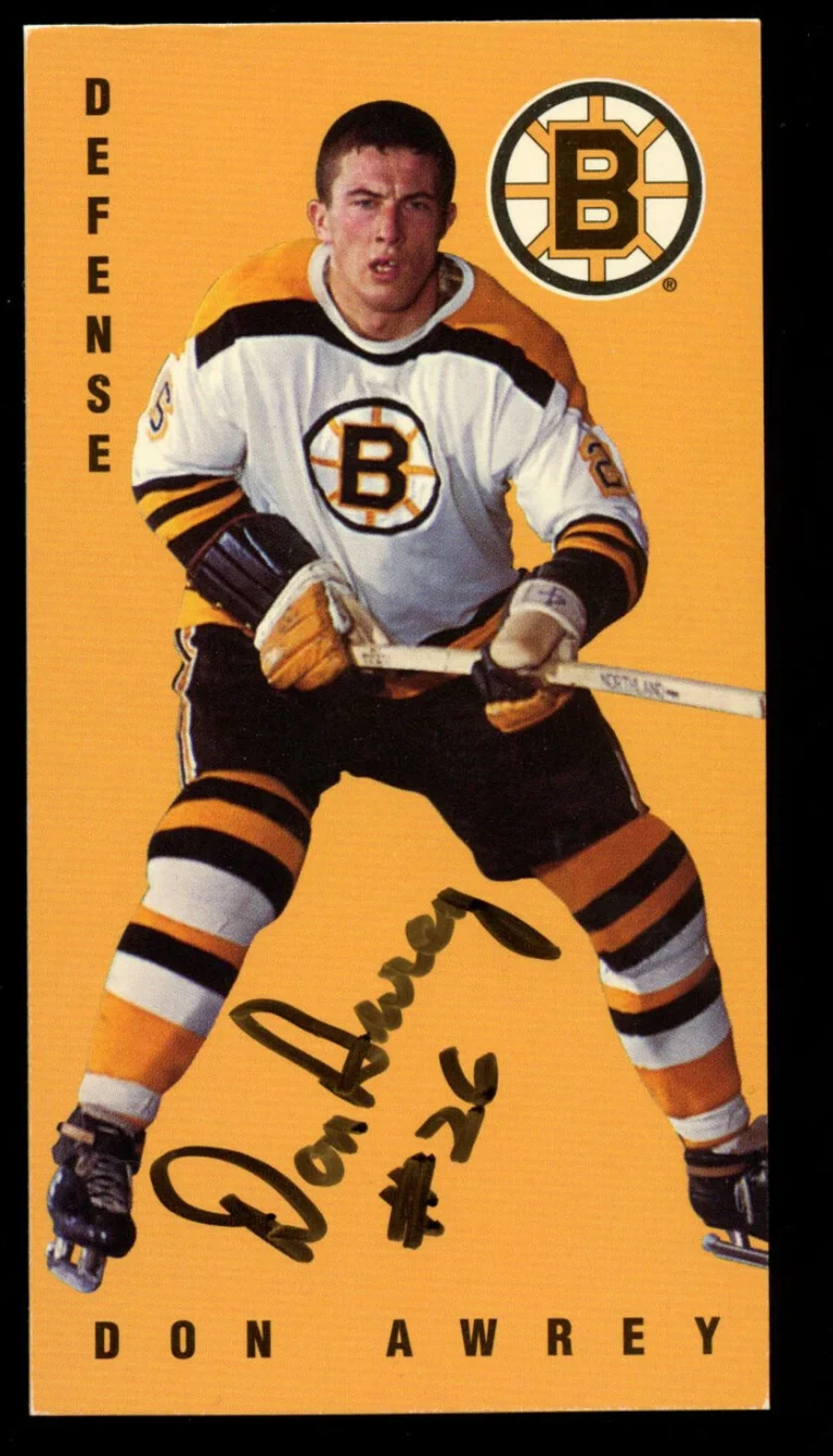 Don Awrey #19 signed autograph auto 1994 Parkhurst Tall Boy Hockey Card