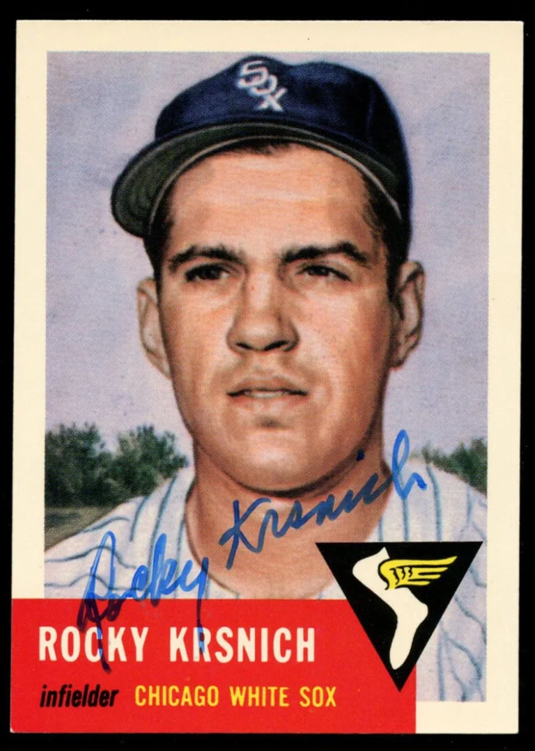 Rocky Krsnich #229 signed autograph auto 1991 Topps 1953 Archives Baseball Card