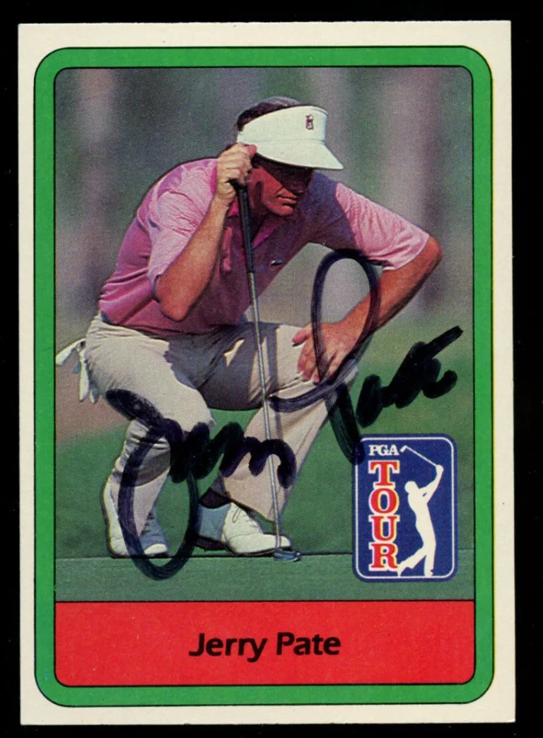 Jerry Pate #6 signed autograph auto 1982 Donruss Golf Trading Card