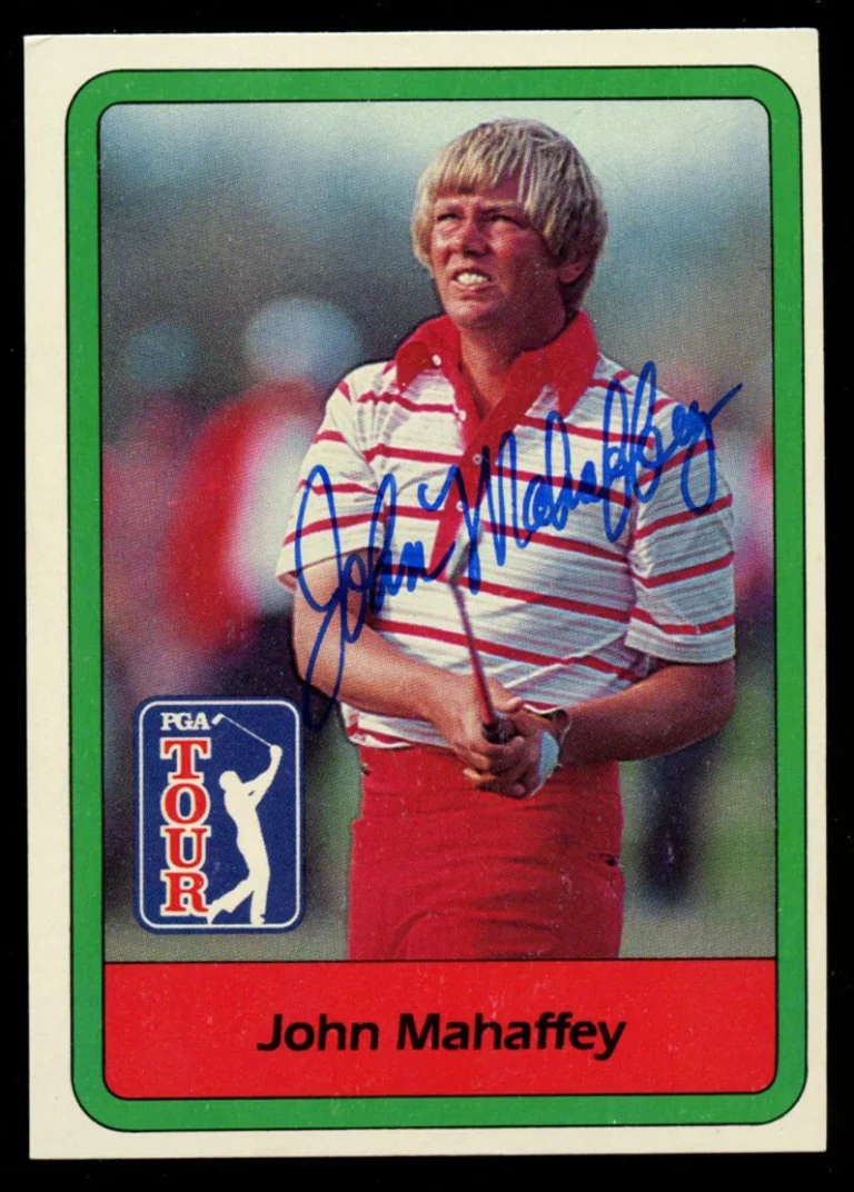 John Mahaffey #24 signed autograph auto 1982 Donruss Golf Trading Card