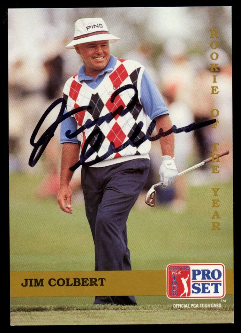 Jim Colbert #277 signed autograph auto 1992 Pro Set Golf Trading Card