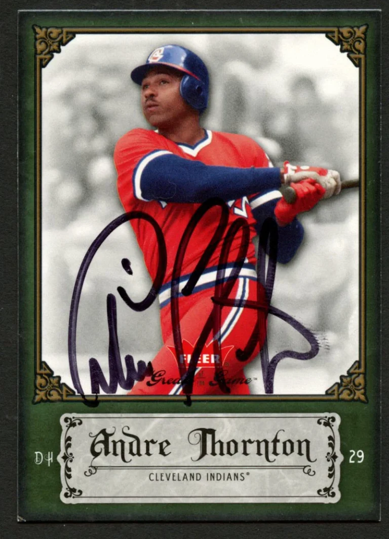 Andre Thornton #39 signed autograph auto 2006 Fleer Greats of the Game GOTG
