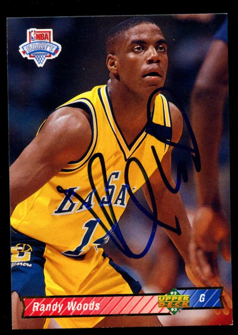 Randy Woods #12 signed autograph auto 1992-93 Upper Deck Basketball Card