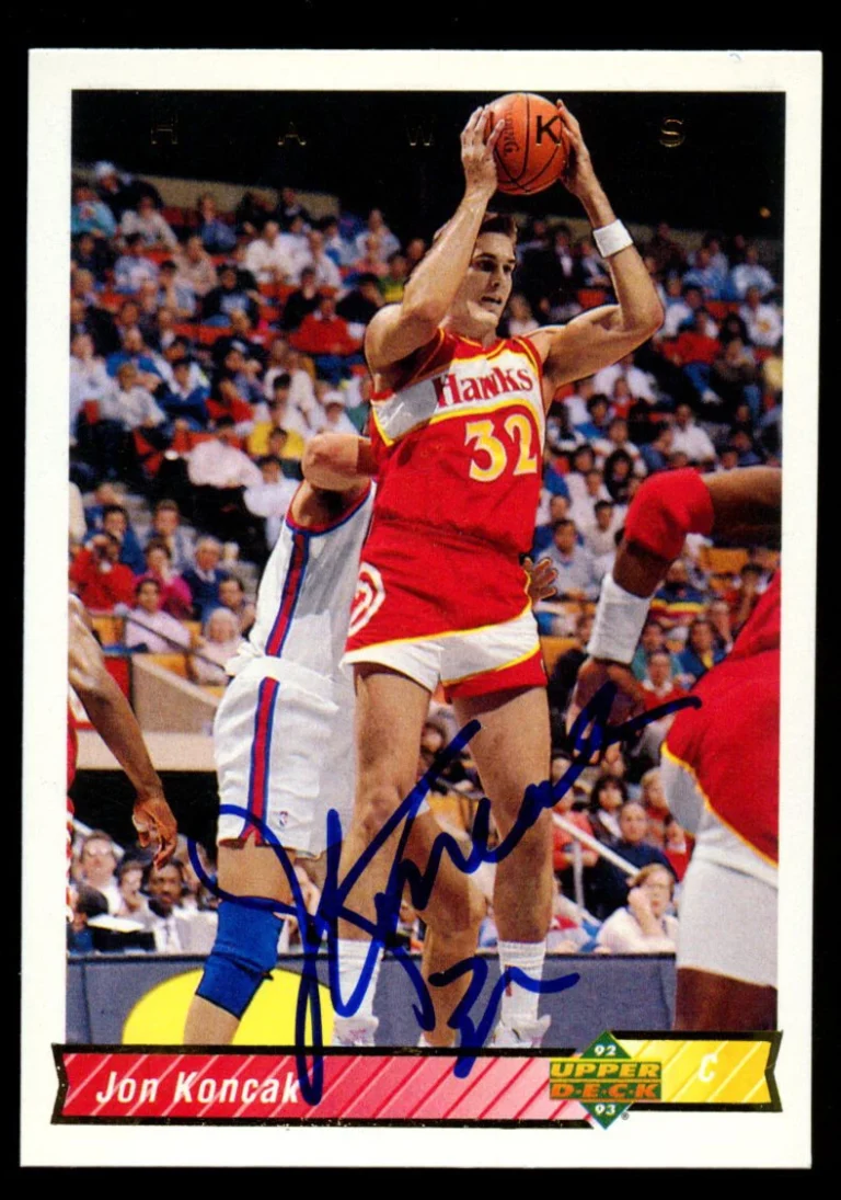 Jon Koncak #210 signed autograph auto 1992-93 Upper Deck Basketball Trading Card