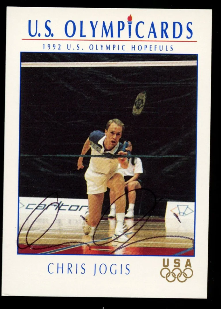 Chris Jogis #4 signed autograph auto 1992 Impel U.S. Olympic Hopefuls Card