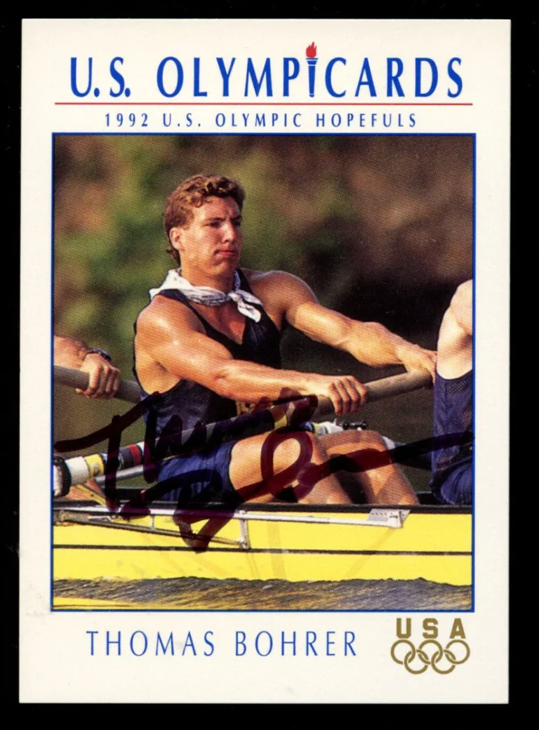 Thomas Bohrer #56 signed autograph auto 1992 Impel U.S. Olympic Hopefuls Card