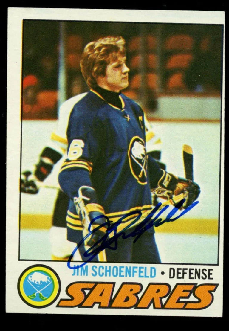 Jim Schoenfeld #108 signed autograph auto 1977-78 Topps Hockey Trading Card