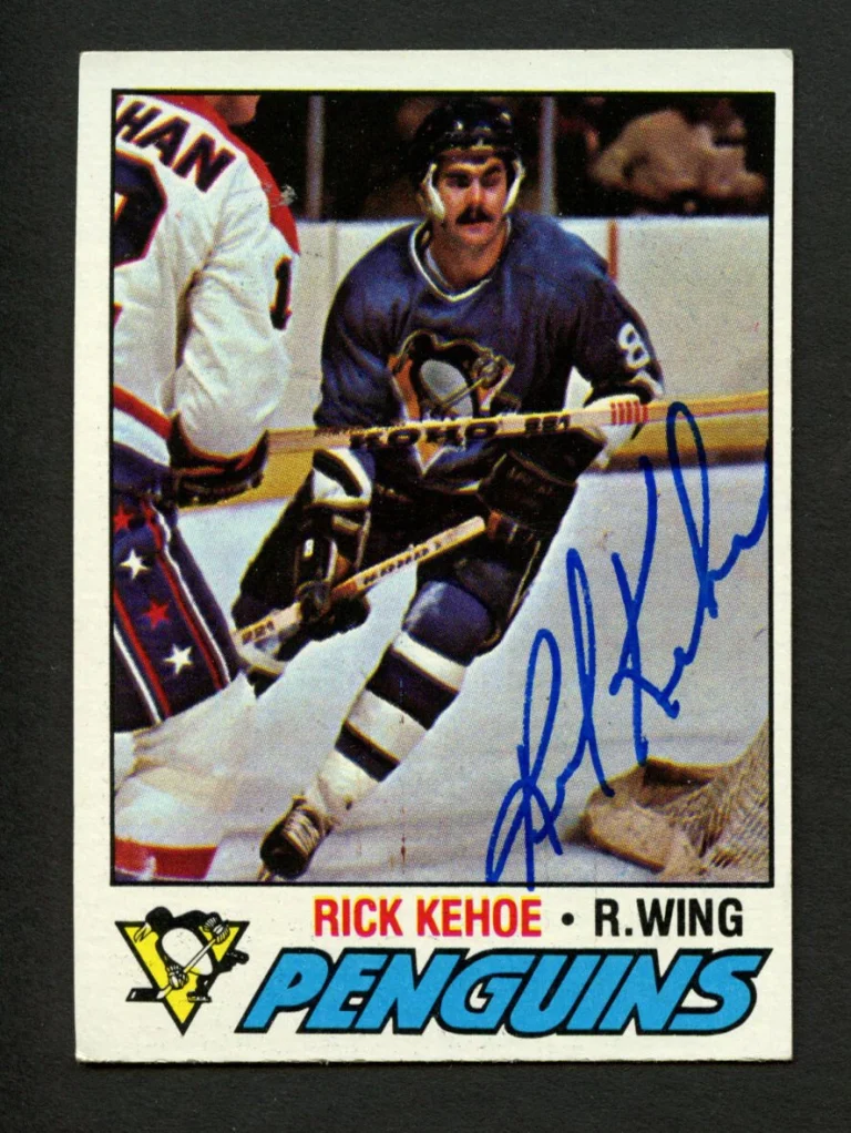 Rick Kehoe #33 signed autograph auto 1977-78 Topps Hockey Trading Card
