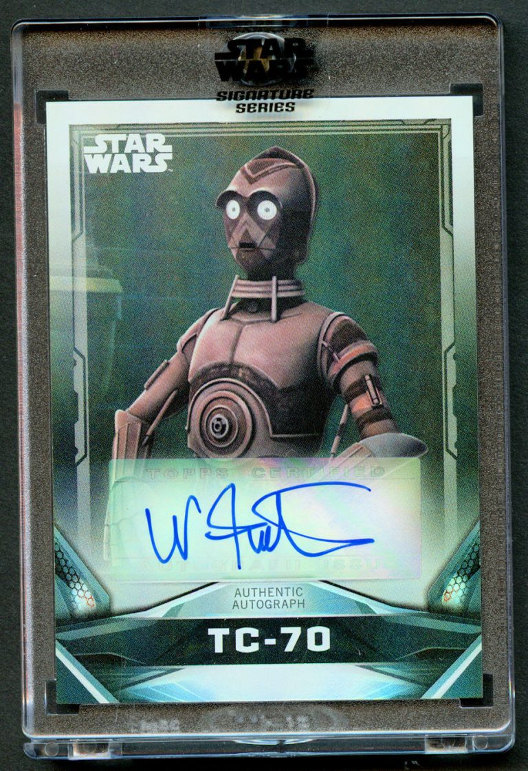 Nika Futterman as TC-70 A-NF3 Autograph 2021 Topps Star Wars Signature Series
