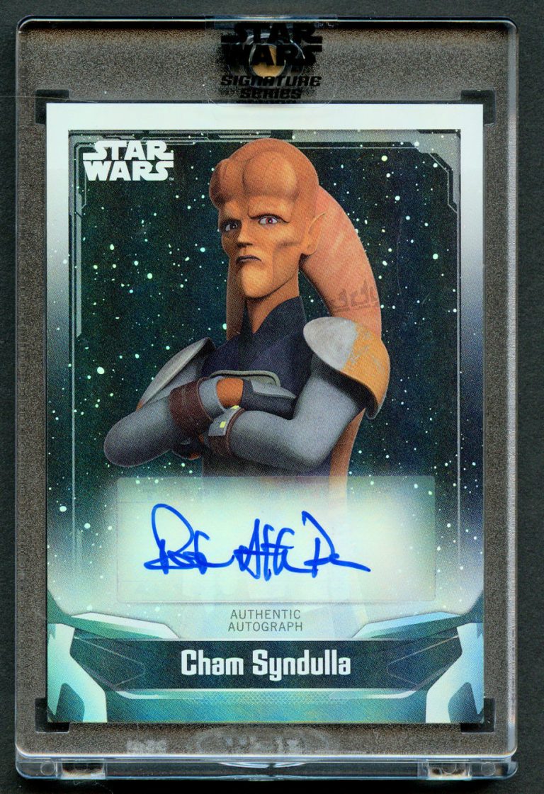 Robin Atkin Downes as Cham Syndulla Auto 2021 Topps Star Wars Signature Series