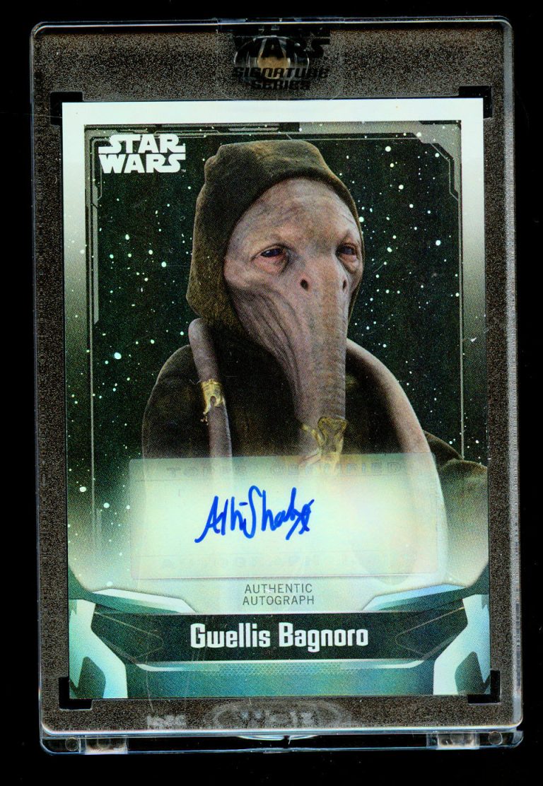 Arti Shah as Gwellis Bagnoro A-ASG Auto 2021 Topps Star Wars Signature Series