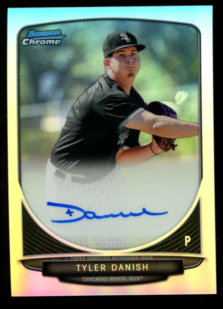 Tyler Danish #BCA-TDA White Sox Refractor signed auto 2013 Bowman Draft Chrome