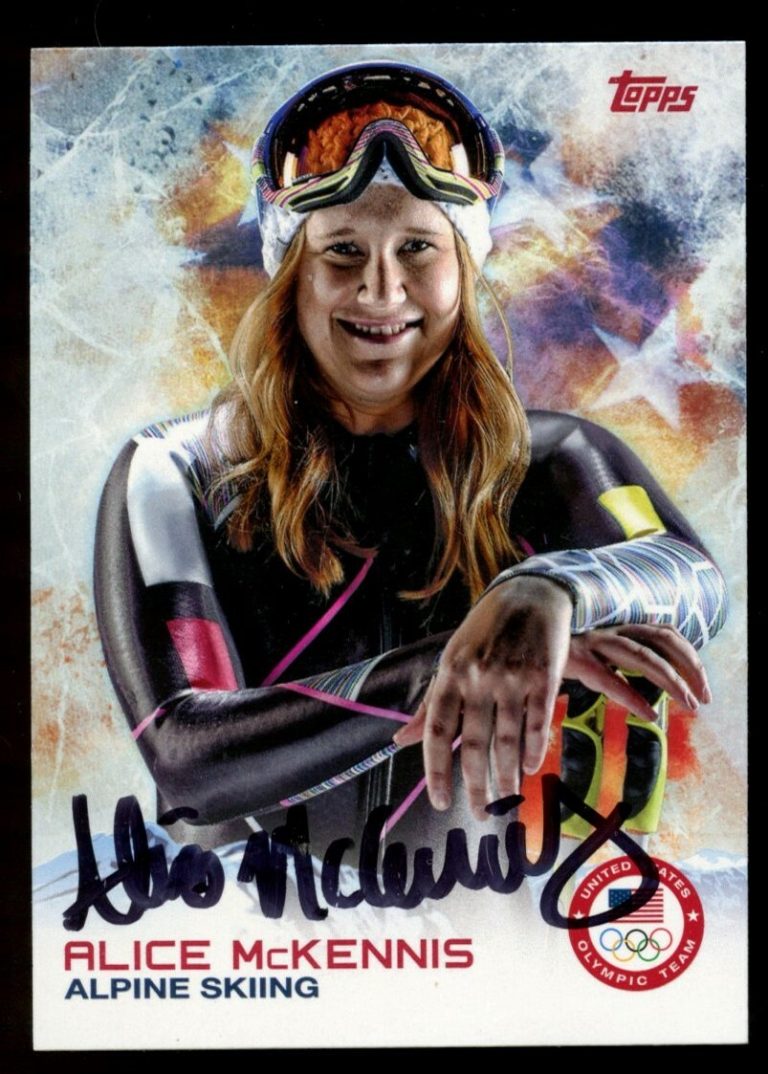 Alice McKennis #61 signed autograph auto 2014 Topps U.S. Winter Olympic Card