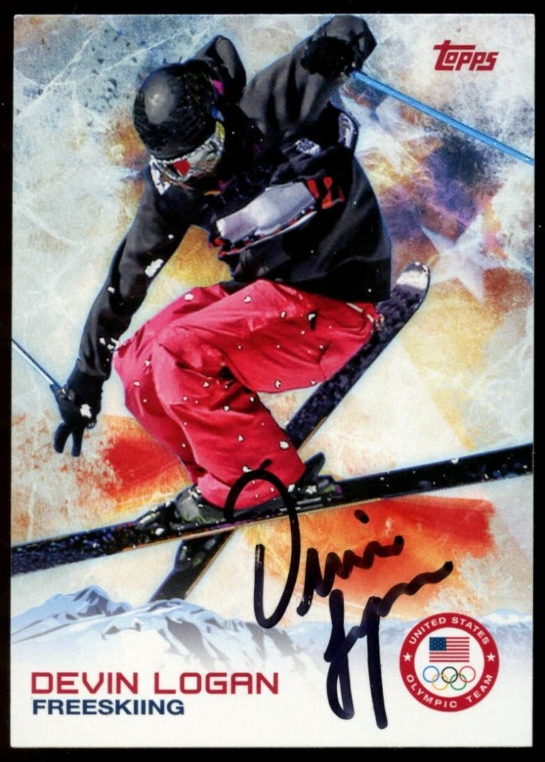 Devin Logan #58 signed autograph auto 2014 Topps U.S. Winter Olympic Card