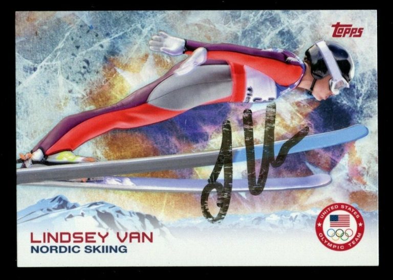 Lindsey Van #86 signed autograph auto 2014 Topps U.S. Winter Olympic Card