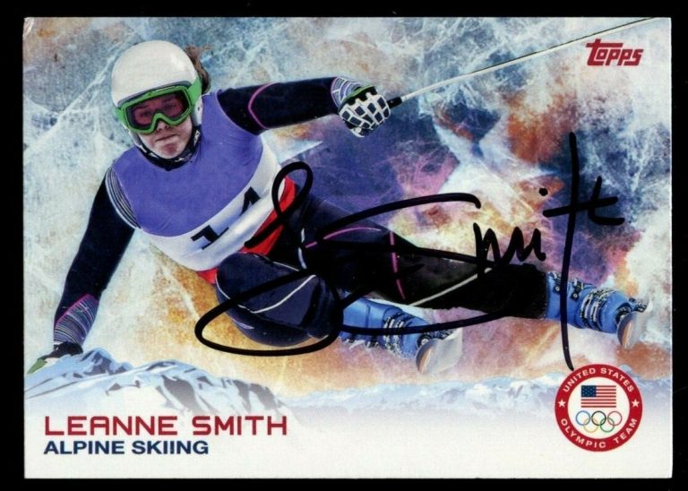 Leanne Smith #78 signed autograph auto 2014 Topps U.S. Winter Olympic Card