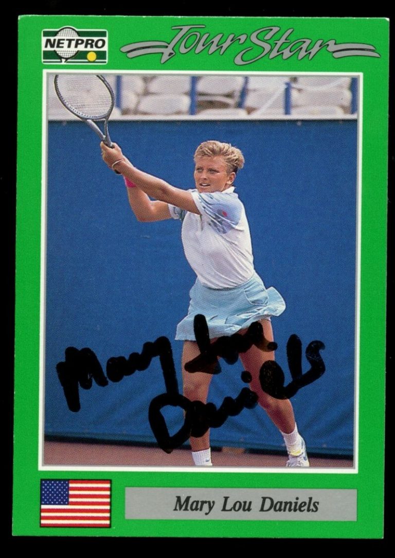 Mary Lou Daniels #56 signed autograph auto 1991 NetPro Tour Star Tennis Card