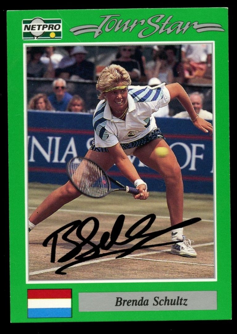 Brenda Schultz #72 signed autograph auto 1991 NetPro Tour Star Tennis Card