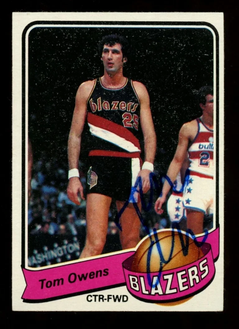 Tom Owens #102 signed autograph auto 1979-80 Topps Basketball Trading Card