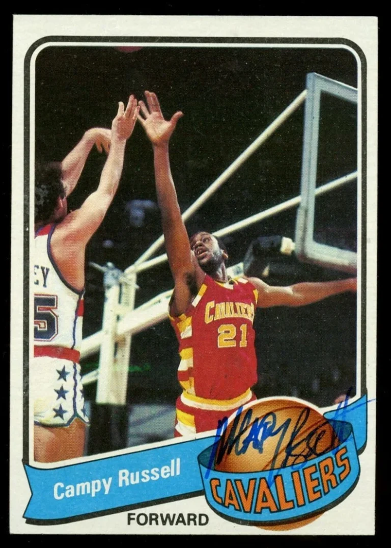 Campy Russell #56 signed autograph auto 1979-80 Topps Basketball Trading Card