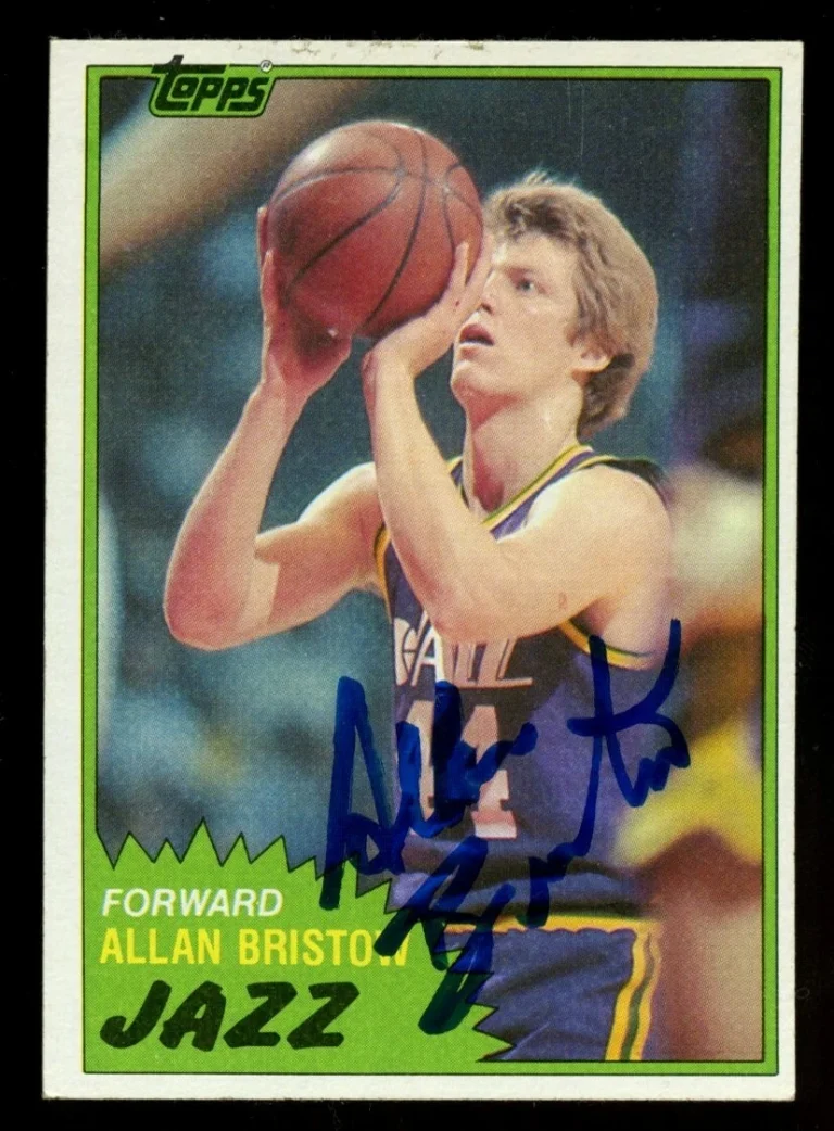 Allan Bristow #102 signed autograph auto 1981-82 Topps Basketball Trading Card
