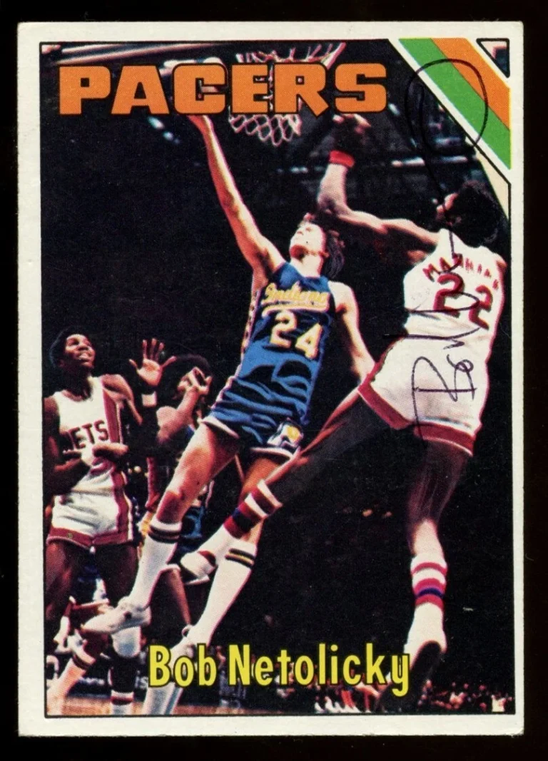 Bob Netolicky #314 signed autograph auto 1975-76 Topps Basketball Trading Card