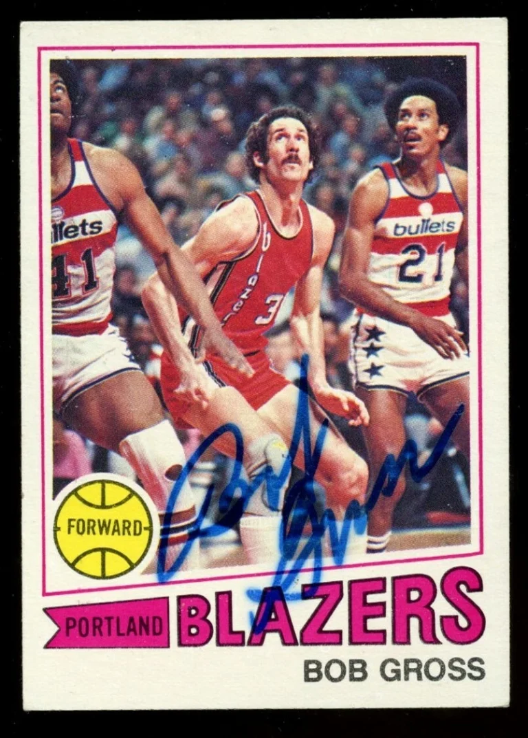 Bob Gross #11 signed autograph auto 1977-78 Topps Basketball Trading Card