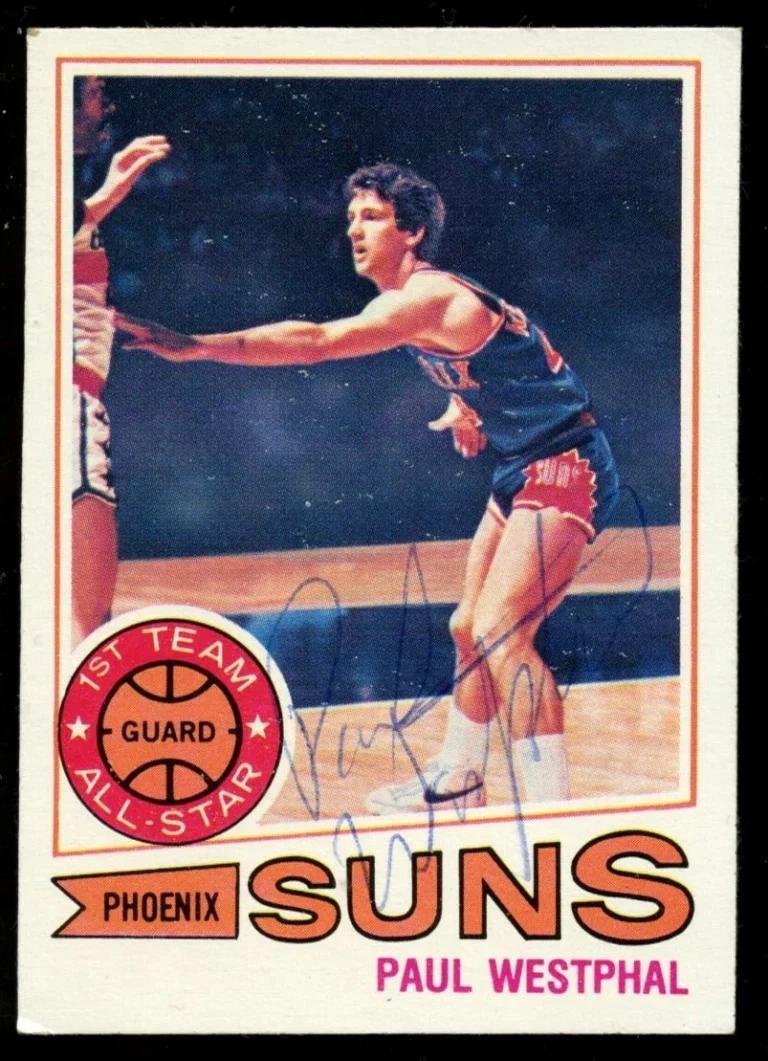 Paul Westphal #10 signed autograph auto 1977-78 Topps Basketball Trading Card