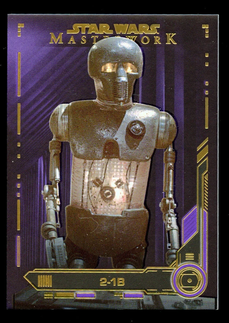 Star Wars Masterwork 2019 Topps #29 2-1B Purple Parallel Trading Card 3/50