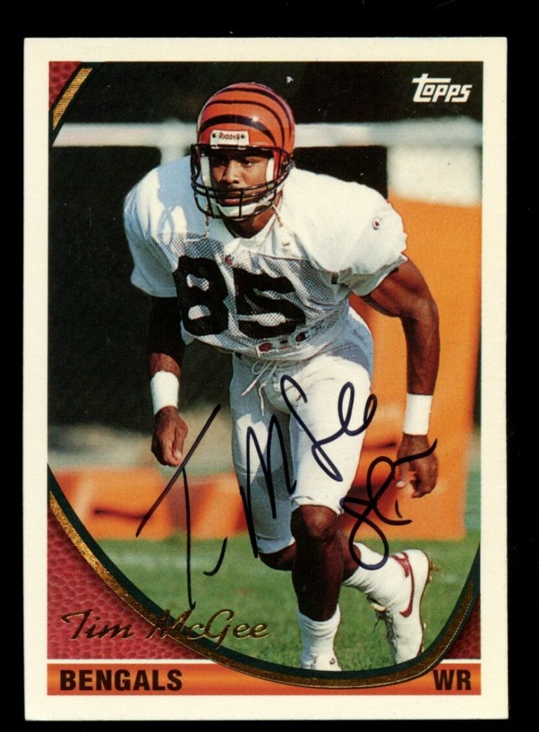 Tim McGee #365 signed autograph auto 1994 Topps Football Trading Card