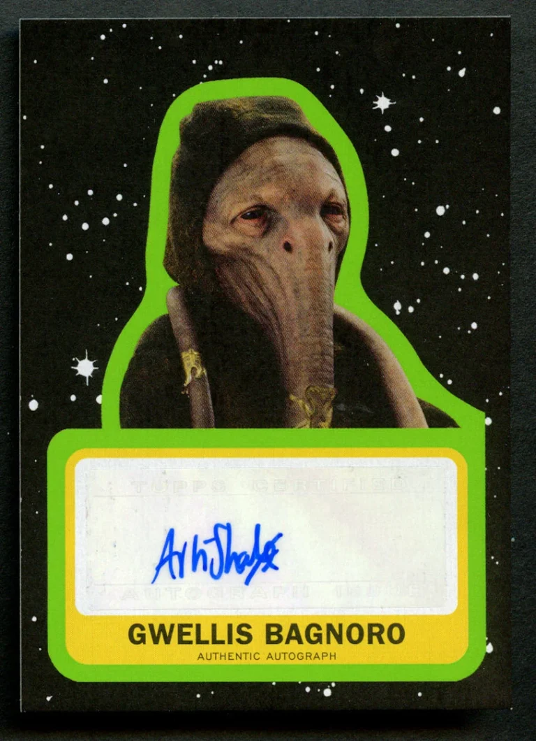 Arti Shah as Gwellis Bagnoro A-AS signed auto Topps Star Wars Rise of Skywalker