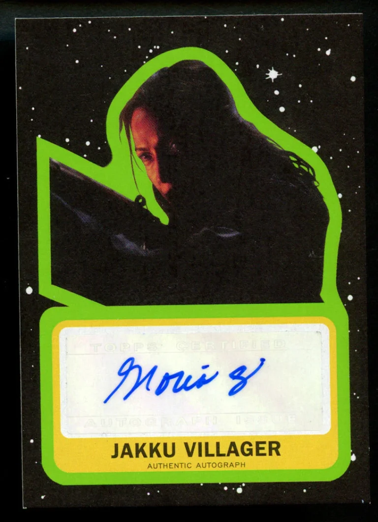 Gloria Garcis as Jakku Villager signed auto Topps Star Wars Rise of Skywalker