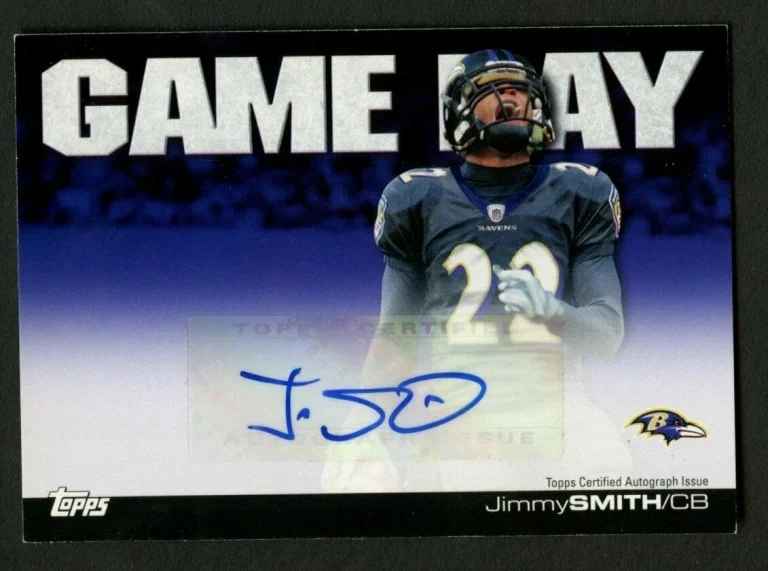 Jimmy Smith #GDA-JSM signed autograph auto 2011 Topps Game Day Football Card