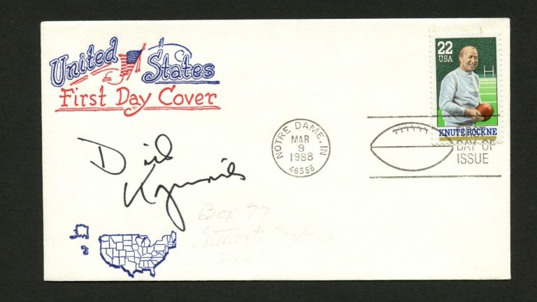 Dick Kazmaier d.2013 signed autograph FDC cover American Football Player PC172