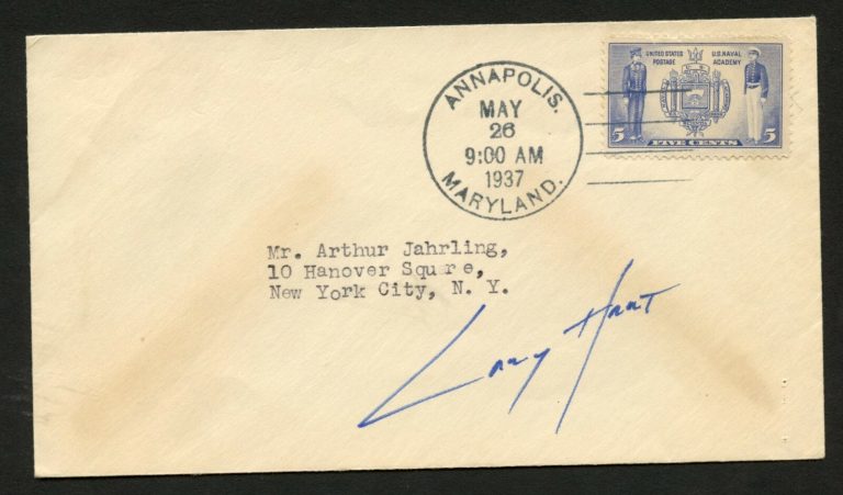 Gary Hart signed autograph auto postal cover US Senator Colorado State PC164
