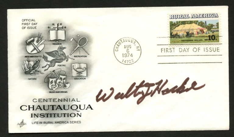 Walter Hickel d.2010 signed autograph FDC cover Former Governor of Alaska PC149