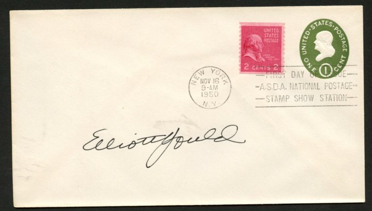 Elliott Gould signed autograph auto FDC cover American Actor film MASH PC132