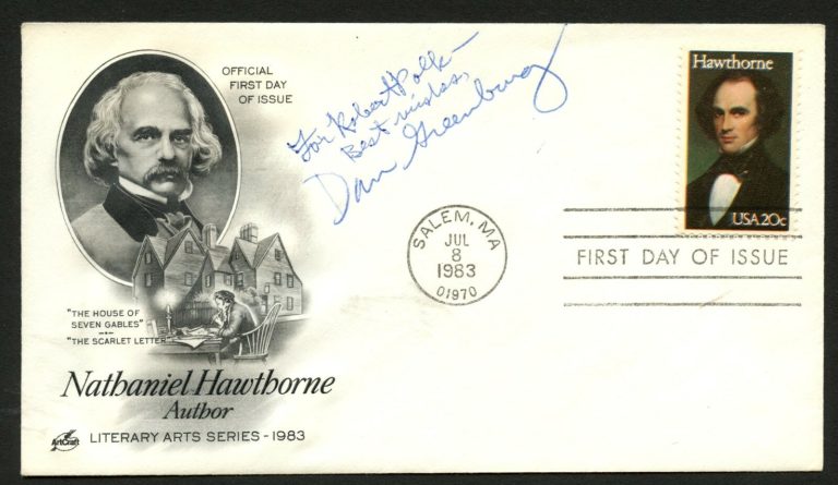 Dan Greenburg signed autograph auto FDC cover American writer & humorist PC130