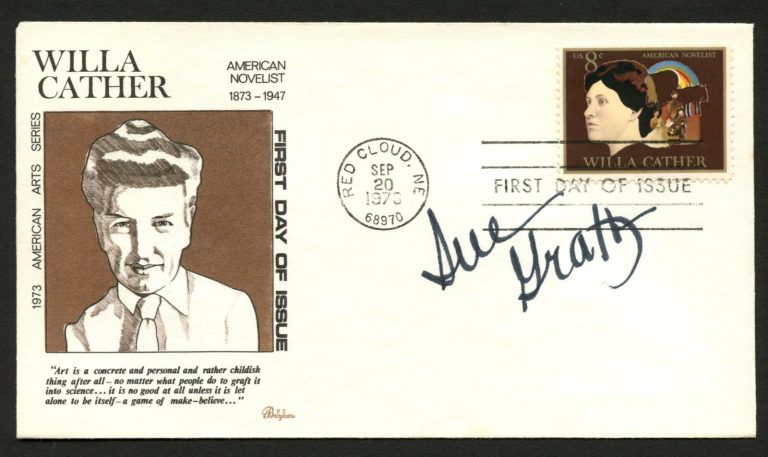 Sue Grafton d.2017 signed autograph FDC cover Author of detective novels PC129