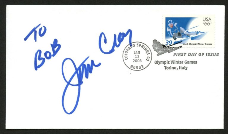 Jim Craig signed autograph auto FDC cover US Olympic Hokey Player PC096