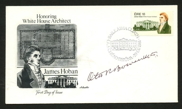 Otis Bowen d.2013 signed autograph auto FDC cover Governor of Indiana PC072
