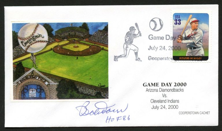 Bobby Doerr d.2017 signed autograph auto postal cover Baseball Player PC109