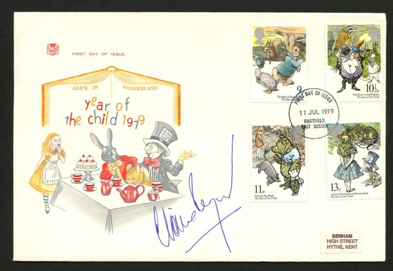 Claire Rayner d.2010 signed autograph auto FDC cover English nurse PC282