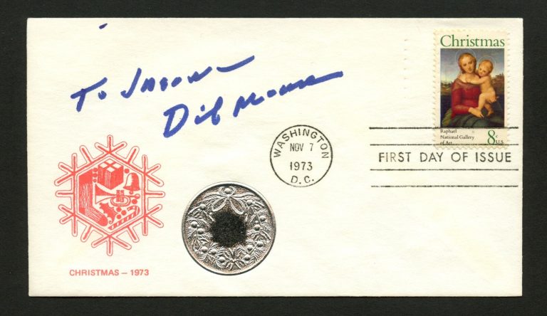 Dickie Moore d.2015 signed autograph FDC cover American Actor silent film PC195