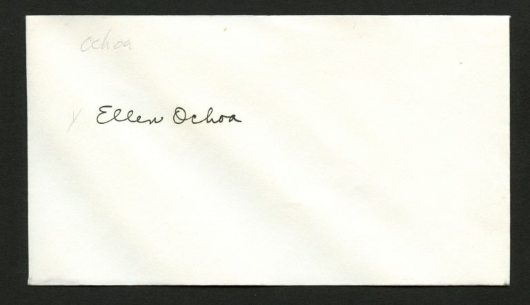 Ellen Ochoa signed autograph auto Postal cover American Engineer PC232