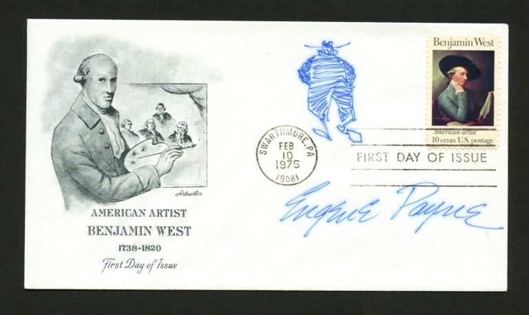 Eugene Payne d.2010 signed autograph auto FDC cover American Cartoonist PC251