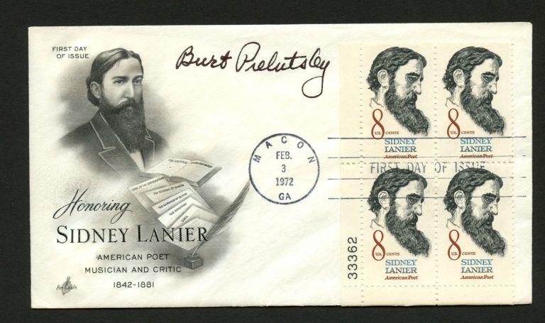 Burt Prelutsky signed autograph auto FDC cover American Songwriter PC258