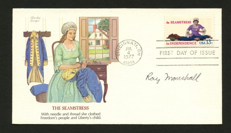 Ray Marshall signed autograph auto FDC cover US Secretary of Labor PC198
