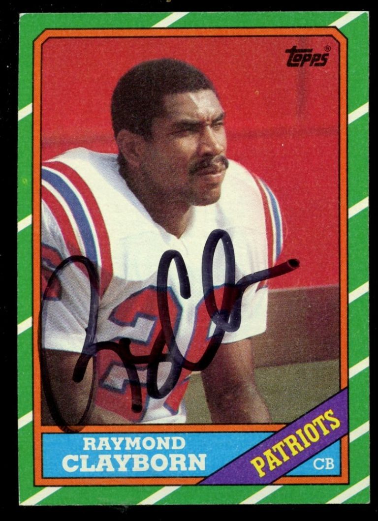 Raymond Clayborn #41 signed autograph auto 1986 Topps Football Trading Card