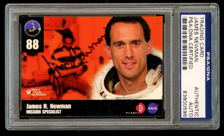 James Newman #88 signed autograph auto NASA Trading Card PSA Slabbed
